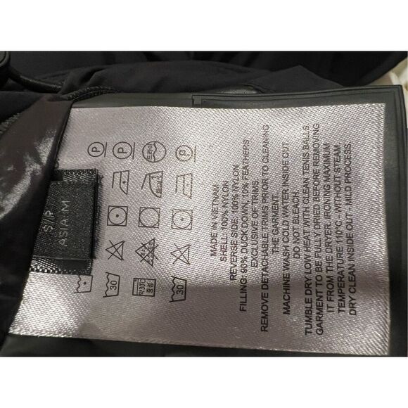 Moose Knuckles Men's Black Kings Down Puffer Jacket Small NWOT - Picture 12 of 14